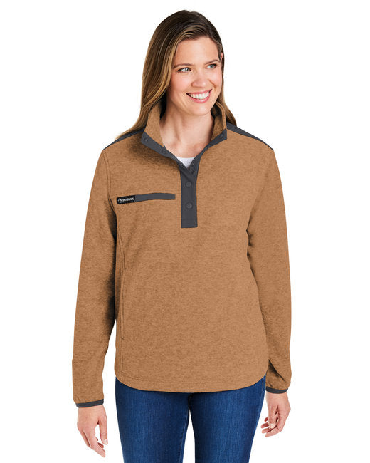 9341 Dri Duck Ladies' Sierra Melange Heather Fleece