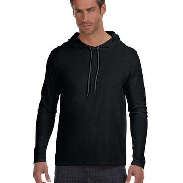 987AN Gildan Adult Lightweight Long-Sleeve Hooded T-Shirt