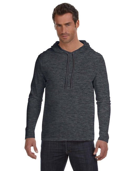 987AN Gildan Adult Lightweight Long-Sleeve Hooded T-Shirt