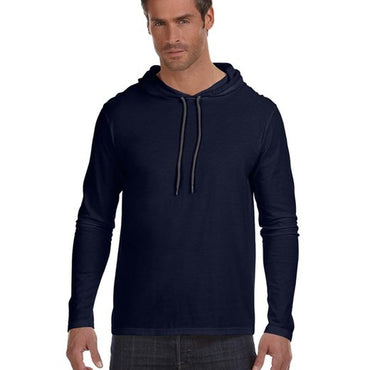 987AN Gildan Adult Lightweight Long-Sleeve Hooded T-Shirt