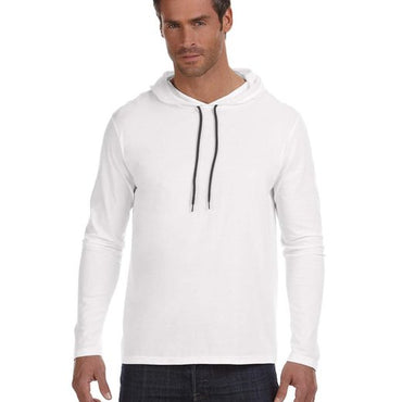 987AN Gildan Adult Lightweight Long-Sleeve Hooded T-Shirt