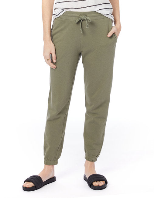 9902ZT Alternative Ladies' Washed Terry Classic Sweatpant