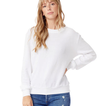 9903ZT Alternative Ladies' Washed Terry Throwback Pullover Sweatshirt