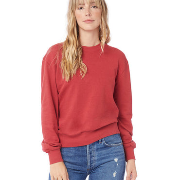 9903ZT Alternative Ladies' Washed Terry Throwback Pullover Sweatshirt