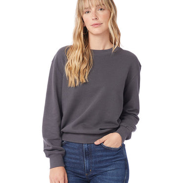 9903ZT Alternative Ladies' Washed Terry Throwback Pullover Sweatshirt