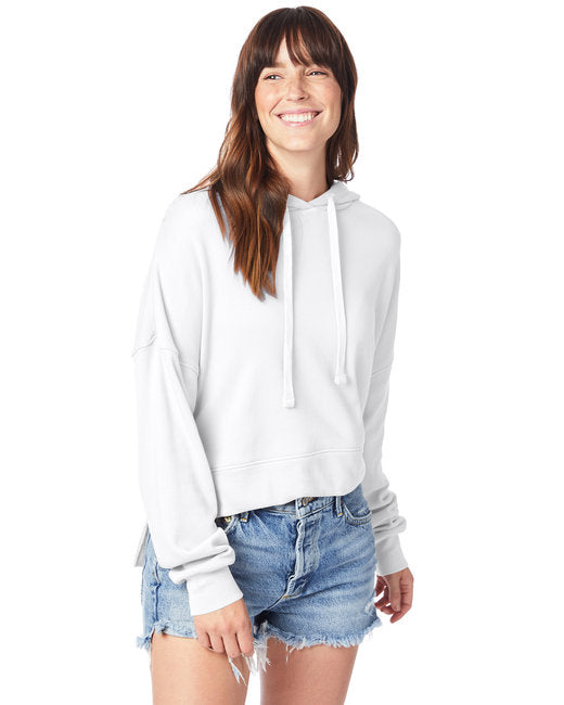 9906ZT Alternative Ladies' Washed Terry Studio Hooded Sweatshirt