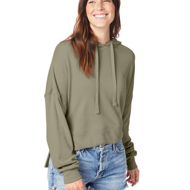 9906ZT Alternative Ladies' Washed Terry Studio Hooded Sweatshirt