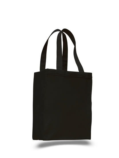 Wasatch / Q‑Tees Q1000 12 L Gussetted Cotton Canvas Tote Bag