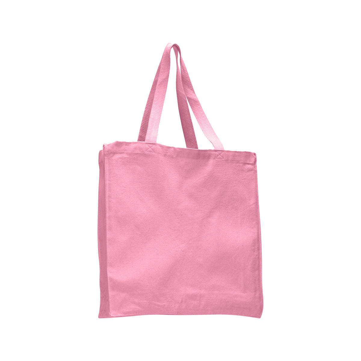 Wasatch / Q‑Tees Canvas Shopper Gusset Tote Bag (Q125300)