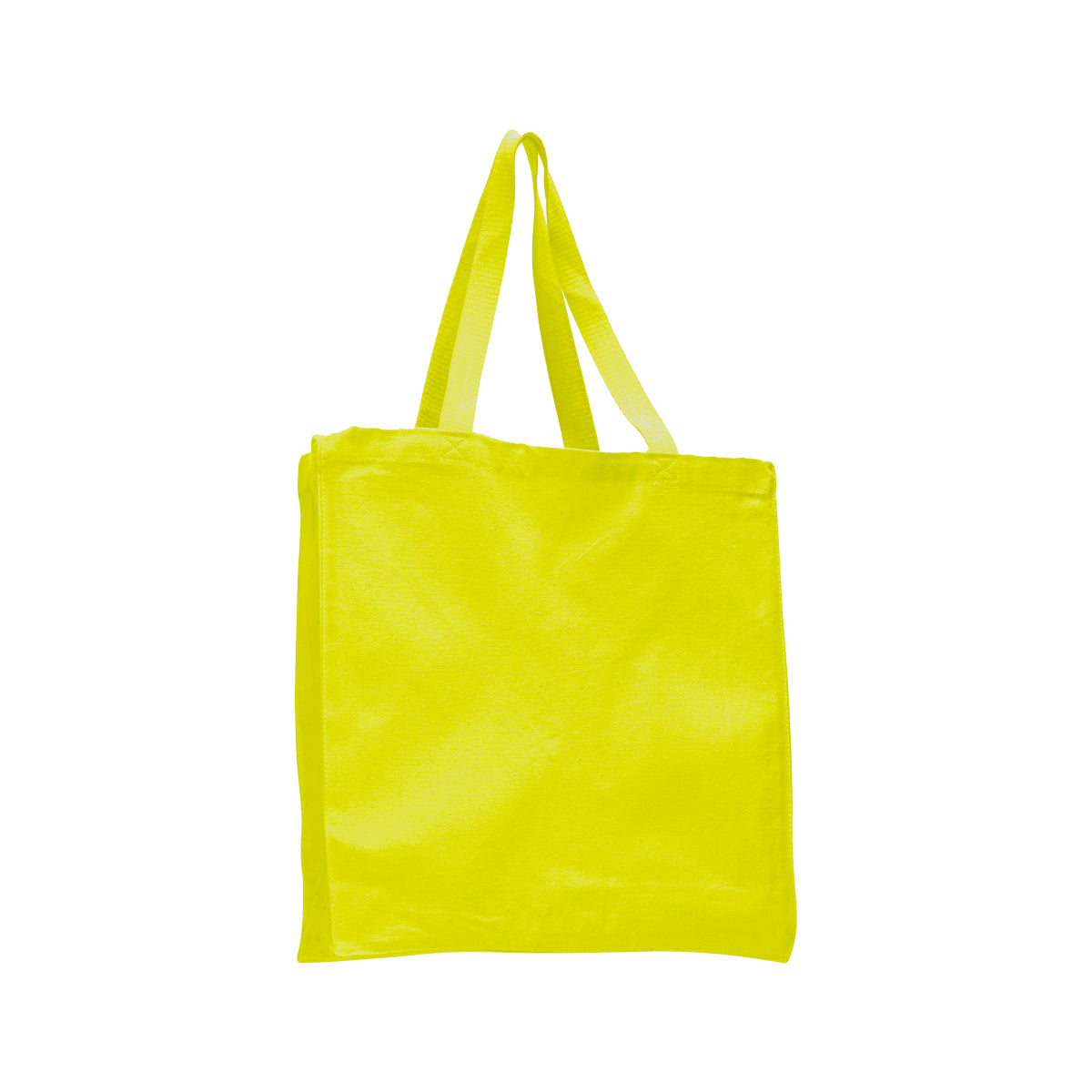 Wasatch / Q‑Tees Canvas Shopper Gusset Tote Bag (Q125300)