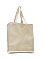 Wasatch / Q‑Tees Canvas Shopper Gusset Tote Bag (Q125300)