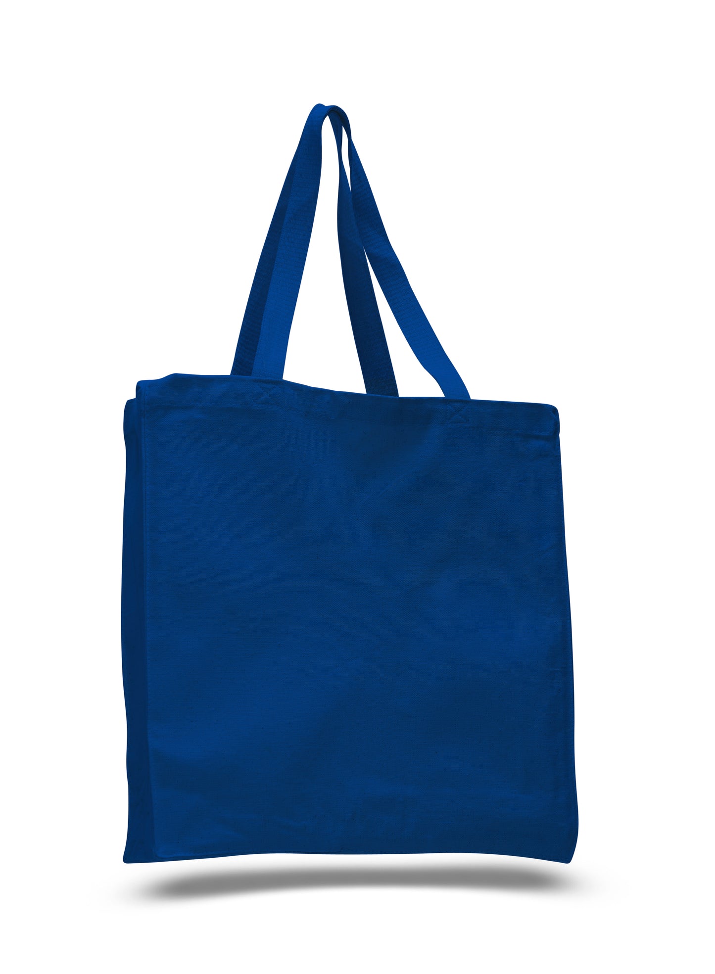Wasatch / Q‑Tees Canvas Shopper Gusset Tote Bag (Q125300)