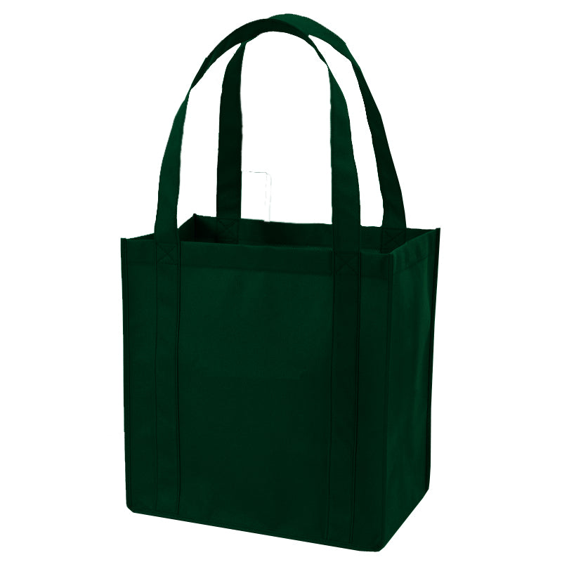 Wasatch Q‑TEES Q127200 Tote Bag |Plastic Bottom Non‑Woven Polypropylene Promo Tote