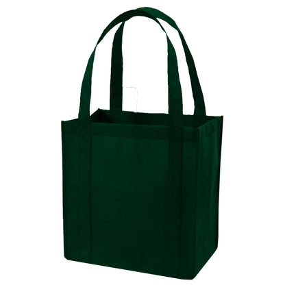 Wasatch Q‑TEES Q127200 Tote Bag |Plastic Bottom Non‑Woven Polypropylene Promo Tote