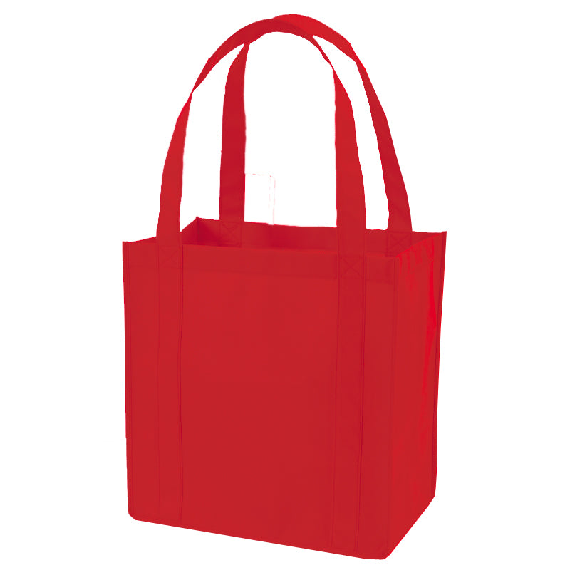 Wasatch Q‑TEES Q127200 Tote Bag |Plastic Bottom Non‑Woven Polypropylene Promo Tote