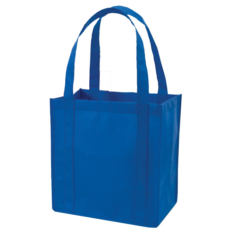 Wasatch Q‑TEES Q127200 Tote Bag |Plastic Bottom Non‑Woven Polypropylene Promo Tote