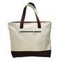 Wasatch / Q‑Tees Q1300 Heavy Canvas Zippered Tote