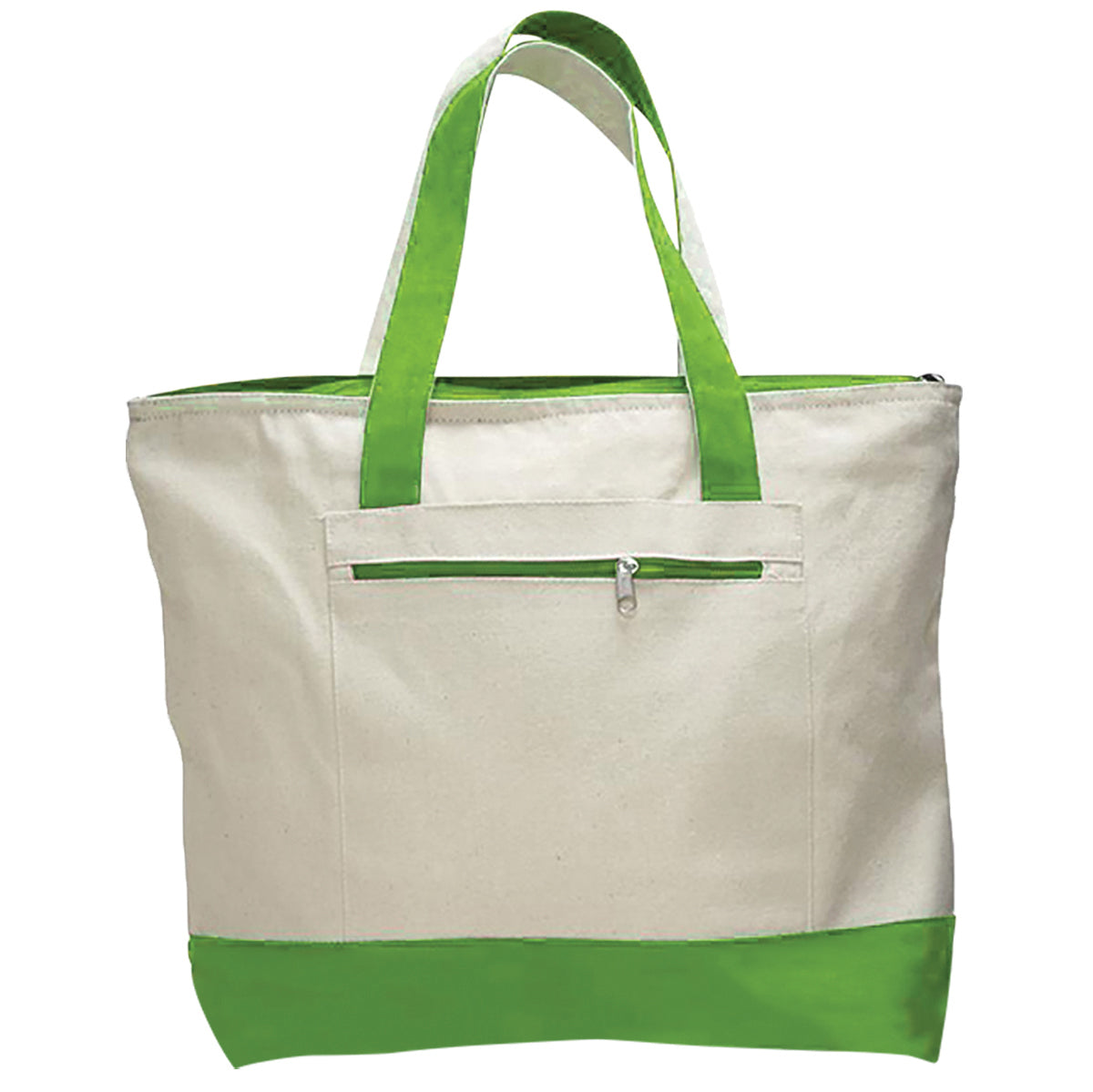 Wasatch / Q‑Tees Q1300 Heavy Canvas Zippered Tote