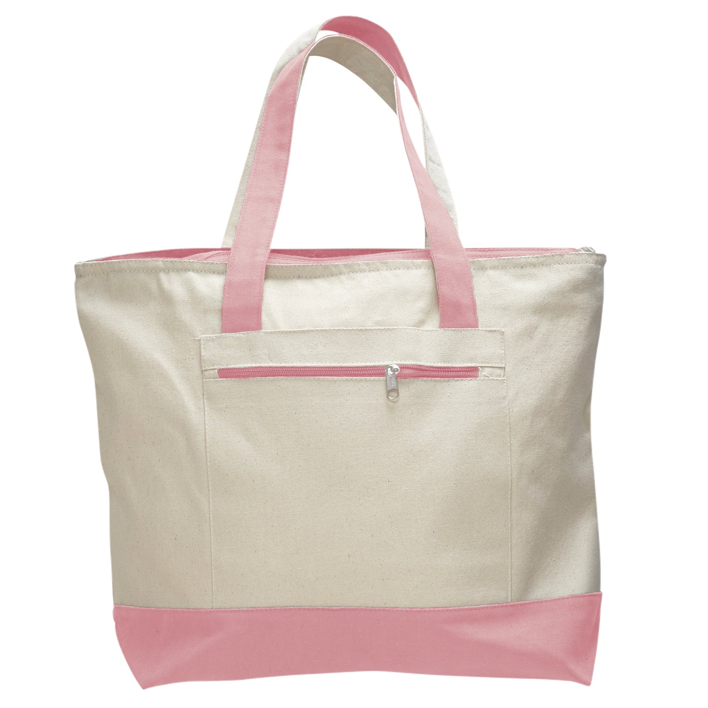 Wasatch / Q‑Tees Q1300 Heavy Canvas Zippered Tote