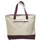 Wasatch / Q‑Tees Q1300 Heavy Canvas Zippered Tote