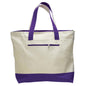 Wasatch / Q‑Tees Q1300 Heavy Canvas Zippered Tote