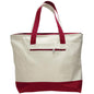 Wasatch / Q‑Tees Q1300 Heavy Canvas Zippered Tote