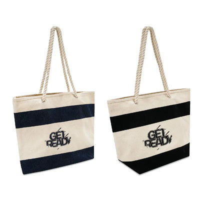 SST146 - Customizable Cotton Canvas Sailing Tote Bag in Bulk