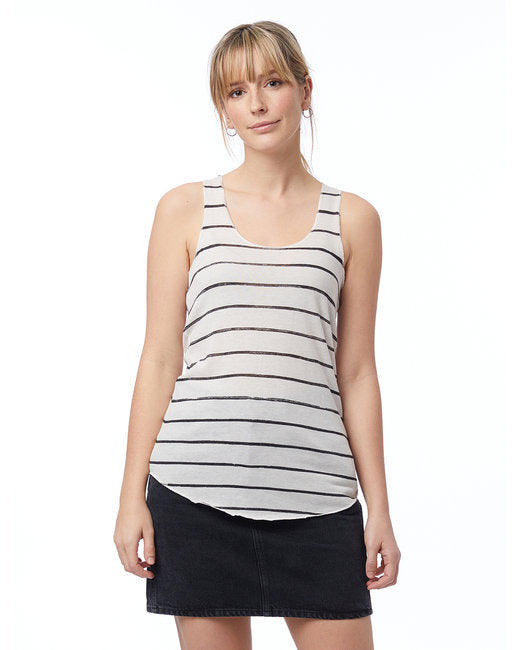 AA1927P Alternative Ladies' Meegs Printed Racerback Eco-Jersey™ Tank