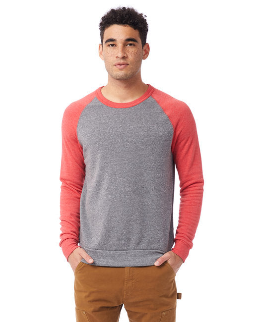 AA3202 Alternative Unisex Champ Eco-Fleece Colorblocked Sweatshirt