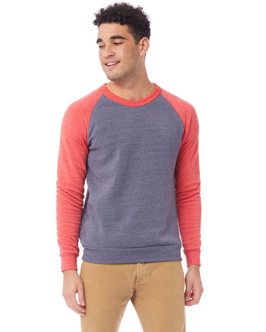 AA3202 Alternative Unisex Champ Eco-Fleece Colorblocked Sweatshirt