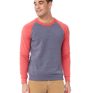 AA3202 Alternative Unisex Champ Eco-Fleece Colorblocked Sweatshirt