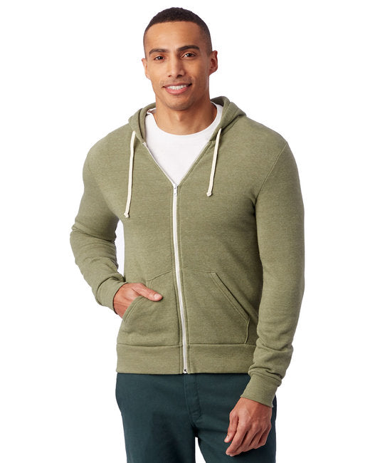 AA9590 Alternative Unisex Rocky Eco-Fleece Zip Hoodie