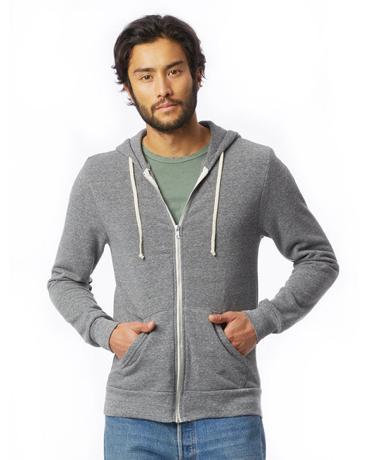 AA9590 Alternative Unisex Rocky Eco-Fleece Zip Hoodie