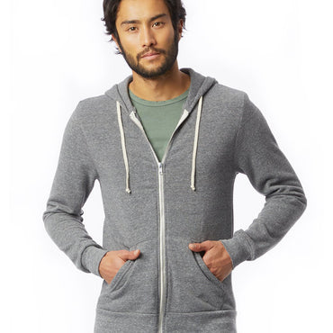 AA9590 Alternative Unisex Rocky Eco-Fleece Zip Hoodie