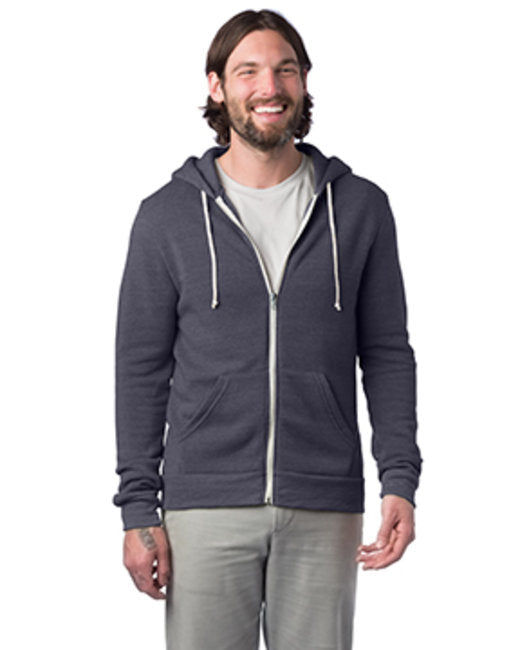 AA9590 Alternative Unisex Rocky Eco-Fleece Zip Hoodie