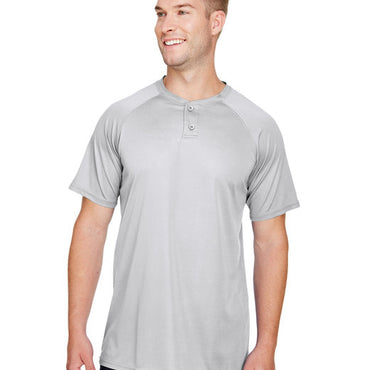 AG1565 Augusta Sportswear Adult Attain 2-Button Baseball Jersey