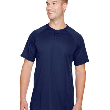 AG1565 Augusta Sportswear Adult Attain 2-Button Baseball Jersey