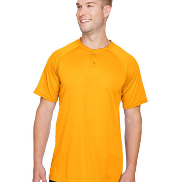 AG1565 Augusta Sportswear Adult Attain 2-Button Baseball Jersey