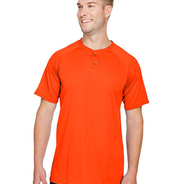 AG1565 Augusta Sportswear Adult Attain 2-Button Baseball Jersey