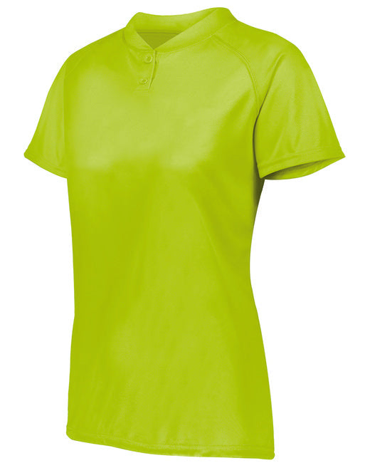 AG1567 Augusta Sportswear Ladies' Attain Two-Button Jersey