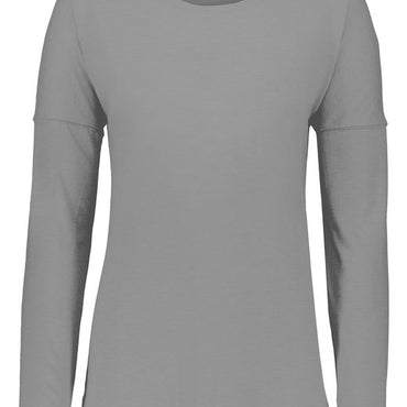 AG3077 Augusta Sportswear Ladies' Tri-Blend Long Slevee T-Shirt