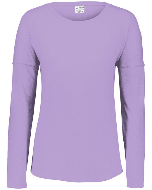 AG3077 Augusta Sportswear Ladies' Tri-Blend Long Slevee T-Shirt