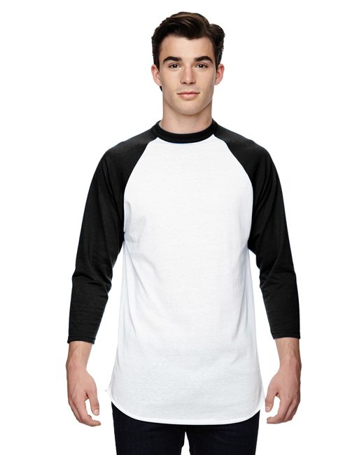 AG4420 Augusta Sportswear Adult 3/4-Sleeve Baseball Jersey