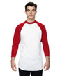 AG4420 Augusta Sportswear Adult 3/4-Sleeve Baseball Jersey