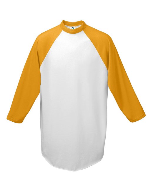 AG4420 Augusta Sportswear Adult 3/4-Sleeve Baseball Jersey