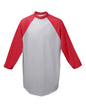 AG4420 Augusta Sportswear Adult 3/4-Sleeve Baseball Jersey