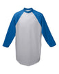 AG4420 Augusta Sportswear Adult 3/4-Sleeve Baseball Jersey