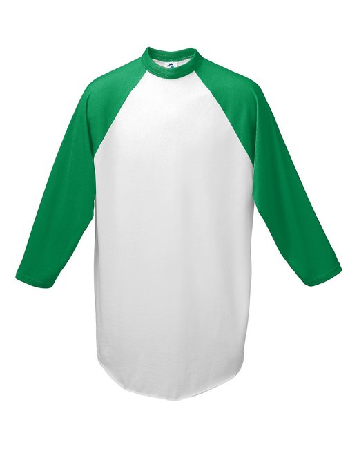AG4420 Augusta Sportswear Adult 3/4-Sleeve Baseball Jersey