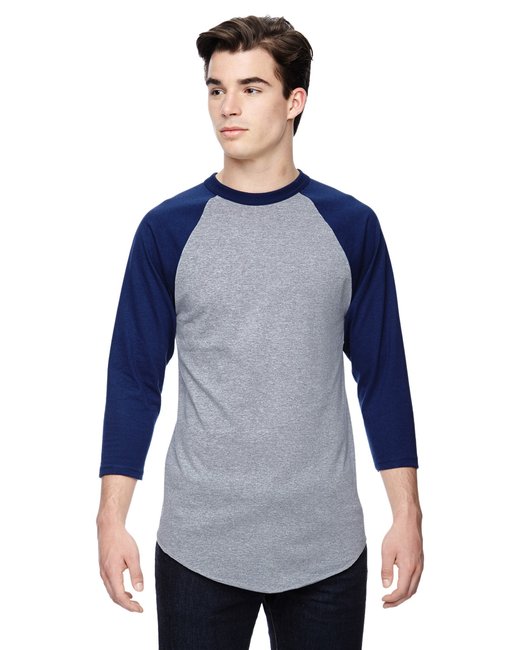 AG4420 Augusta Sportswear Adult 3/4-Sleeve Baseball Jersey