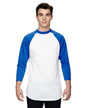 AG4420 Augusta Sportswear Adult 3/4-Sleeve Baseball Jersey